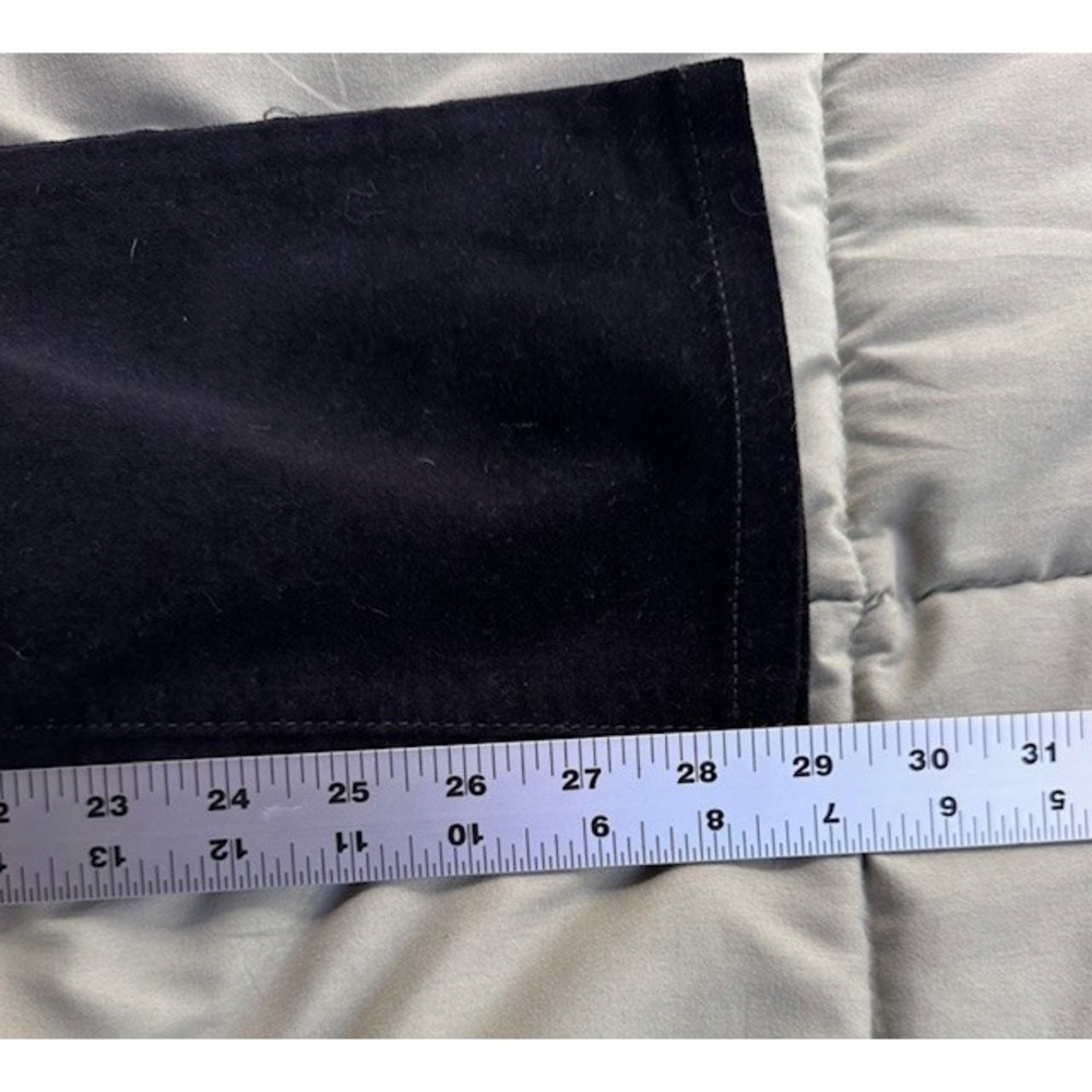 LOFT Black Corduroy Modern Straight Pants Women's Size 6‎ Petite - Picture 10 of 10